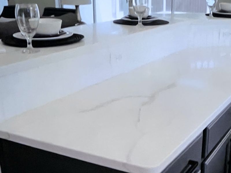 Shiny Countertop Finish